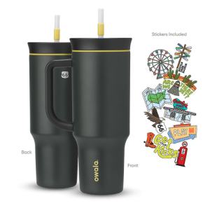 40oz Tumbler 40oz - Splash resistant. Carbonation friendly. 2-in-1 lid.